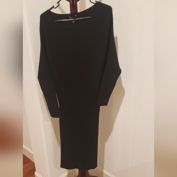 Banana Republic Lenzing Ecovero Serene sweater dress, black, size Petite XS, NEW - Picture 5 of 7